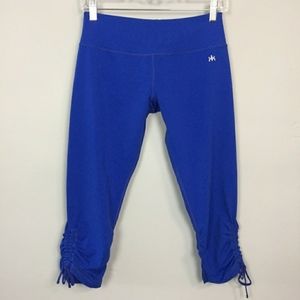 Kyodan Royal Blue Cinch Tie Athletic Legging Capri